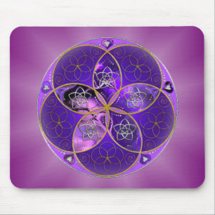 Venus Flower of Love fineART violet pink Mouse Pad