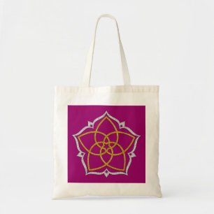 VENUS FLOWER / Venusblume Lotus GOLD SILVER Tote Bag