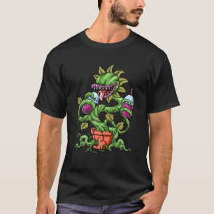 Venus Fly Trap Gift Kids Bubble Tea Gift Carnivoro T-Shirt
