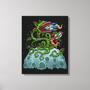 Venus Fly Trap Kids Bubble Tea Gift Carnivorous Canvas Print