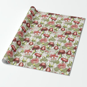 Venus Fly Trap Pattern Wrapping Paper