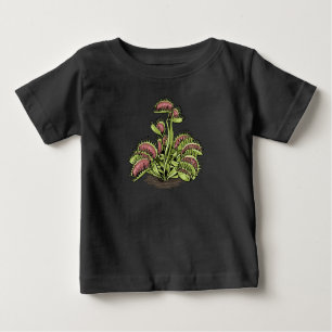Venus Fly Trap Plant Carnivorous Plant Venus Fly Baby T-Shirt
