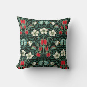 Venus Flytrap and Blue Butterfly Cushion