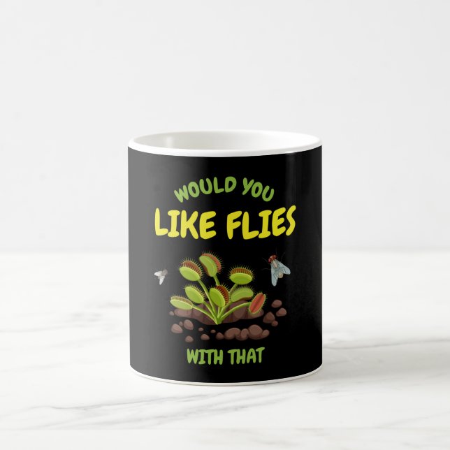 Venus Flytrap Carnivorous Like Flies Coffee Mug (Center)