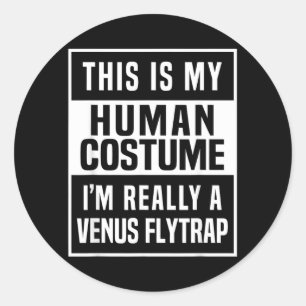 Venus Flytrap Costume Shirt funny halloween idea Classic Round Sticker