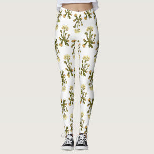 venus flytrap floral flowers leggings