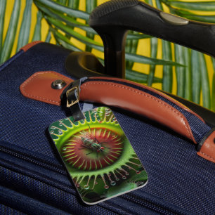 Venus Flytrap Floral Weird Bold Travel Luggage Tag