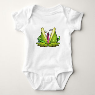venus flytrap monster baby bodysuit