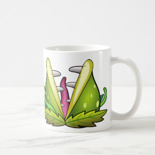 venus flytrap monster coffee mug