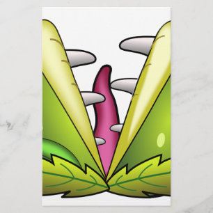 venus flytrap monster stationery