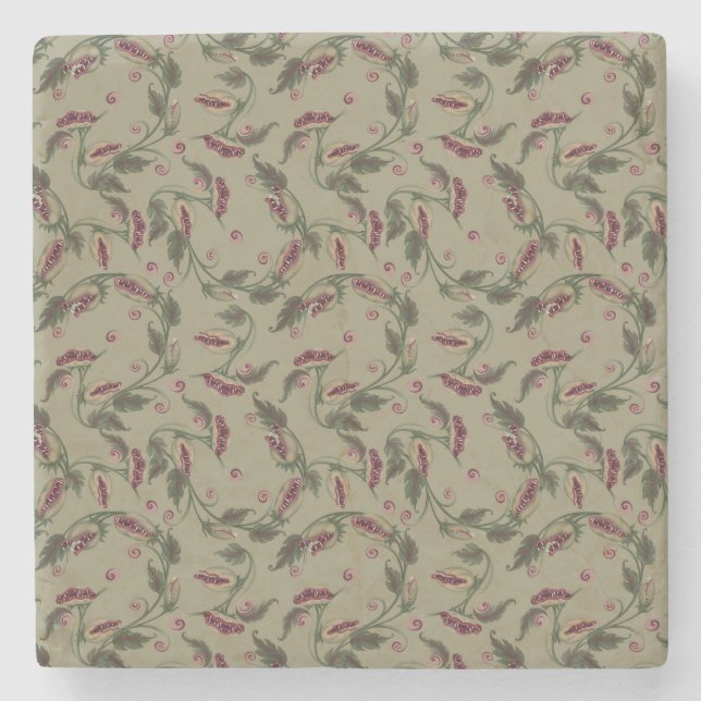 Venus Flytrap Plant Stone Coaster (Front)