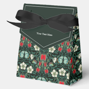 Venus Flytrap Victorian Botanical Custom Tent Favour Box