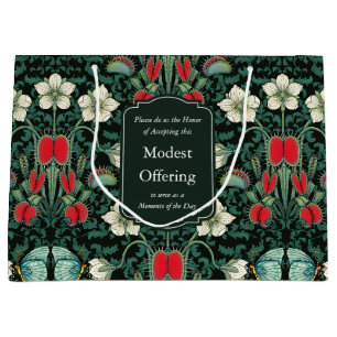 Venus Flytrap Victorian Gothic Personalised Large Gift Bag