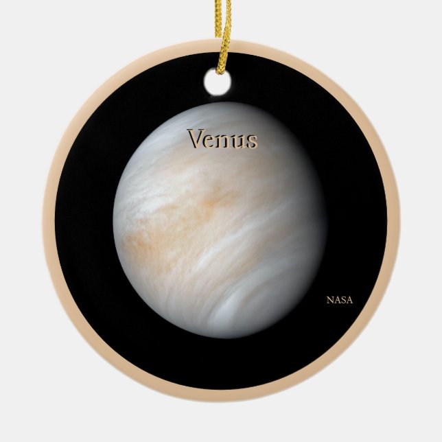 Venus from Mariner 10 Ceramic Ornament (Front)