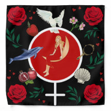 Venus Goddess Tarot/Altar Cloth Bandanna
