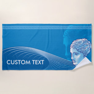 Venus Head Beach Towel