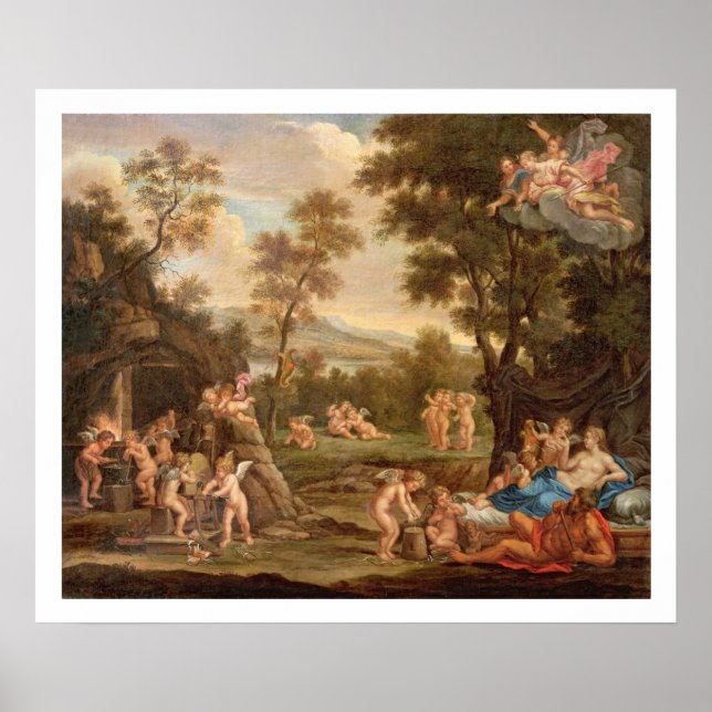 Venus in Vulcan's Forge, 18th century Poster (Front)