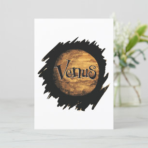 Venus Ink Drawing Invitation