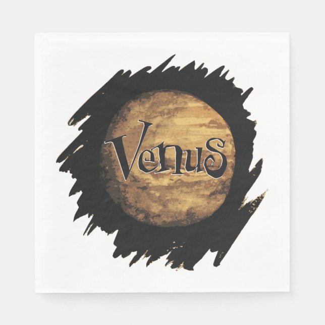 Venus Ink Drawing Napkin (Front)