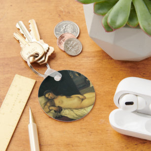 Venus of Urbino by Titian, Renaissance Art Key Ring