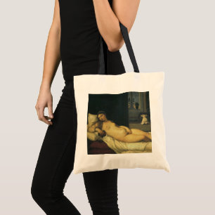 Venus of Urbino by Titian, Renaissance Art Tote Bag