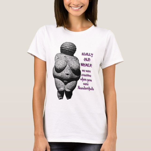 Venus of Willendorf T-Shirt (Front)