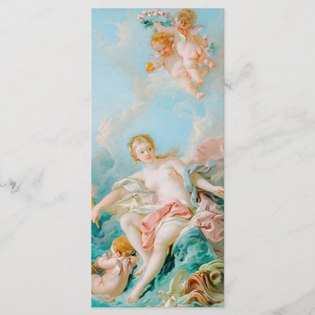 Venus on the Waves by François Boucher Bookmark  Menu (Front)
