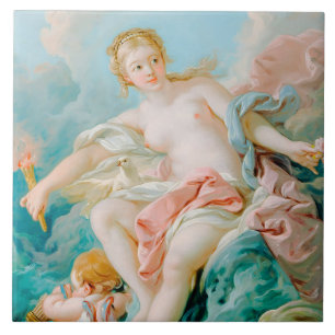 Venus on the Waves by François Boucher  Ceramic Tile