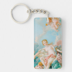 Venus on the Waves by François Boucher Key Ring
