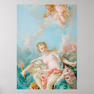 Venus on the Waves by François Boucher  Poster