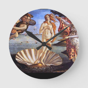 Venus Round Clock