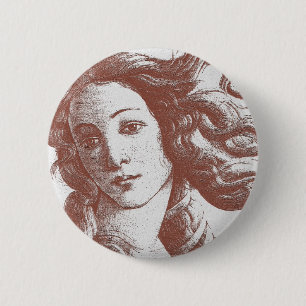Venus * Sandro Botticelli 6 Cm Round Badge