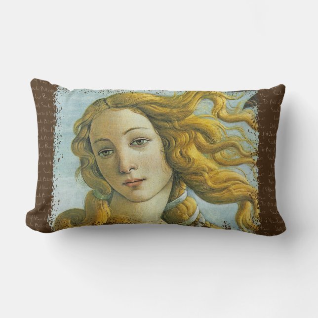 Venus * Sandro Botticelli Lumbar Cushion (Front)