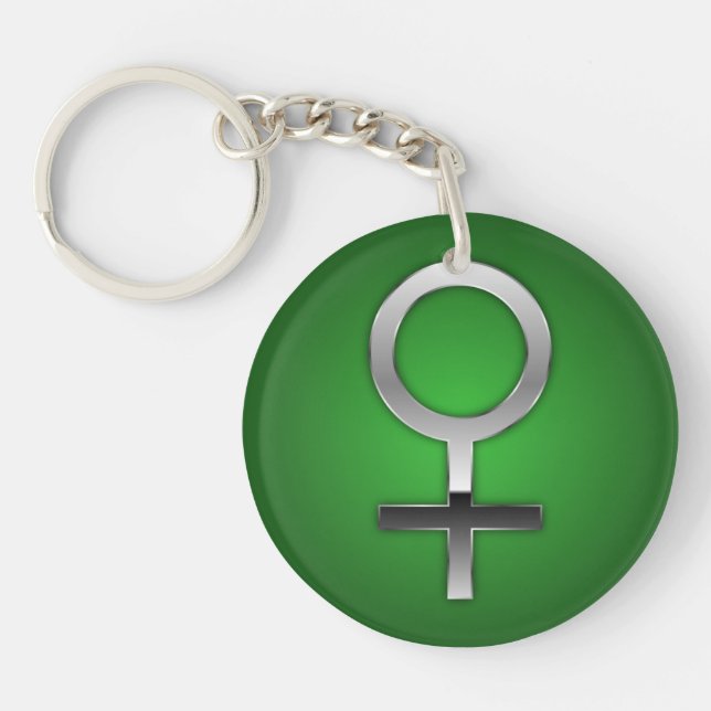 Venus symbol key ring (Front)