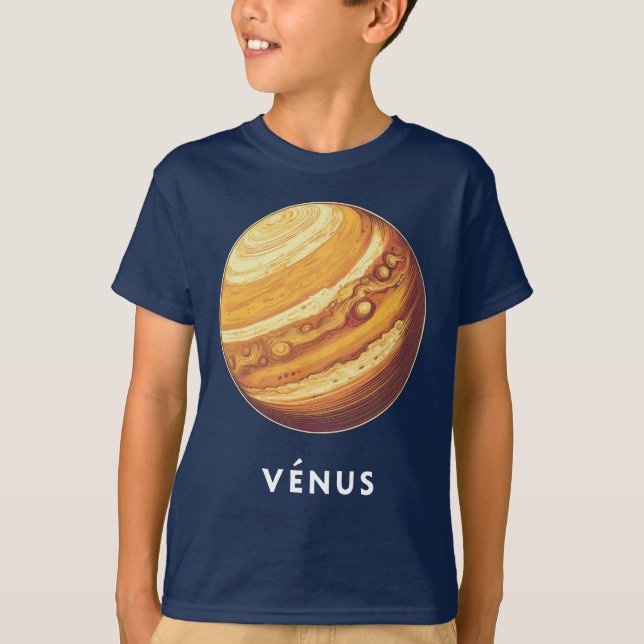 Vénus / Venus - Classic Planet Tee T-Shirt (Front)