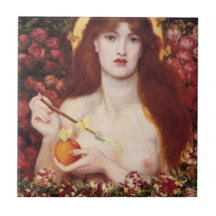 Venus Verticordia (by Dante Gabriel Rossetti) Ceramic Tile