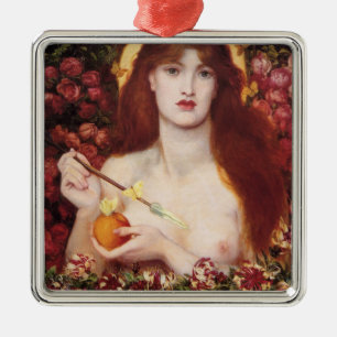 Venus Verticordia (by Dante Gabriel Rossetti) Metal Ornament