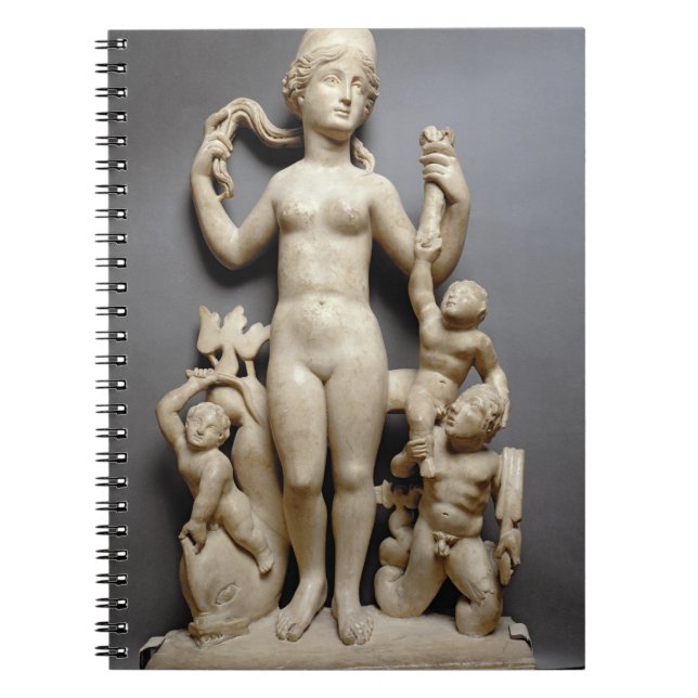 Venus with putti, a triton and a dolphin, Roman, 4 Notebook (Front)