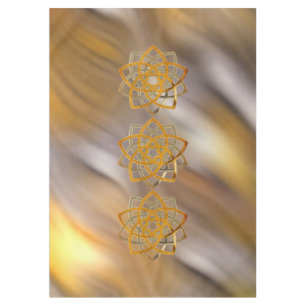 Venusblume Duo Gold Silver antique + your ideas Tablecloth