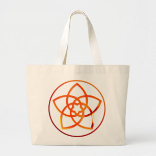 Venusblume / Venus Flower RED Large Tote Bag