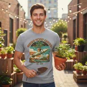 Venusian Victory Gardeners – Retro Space Botanical T-Shirt