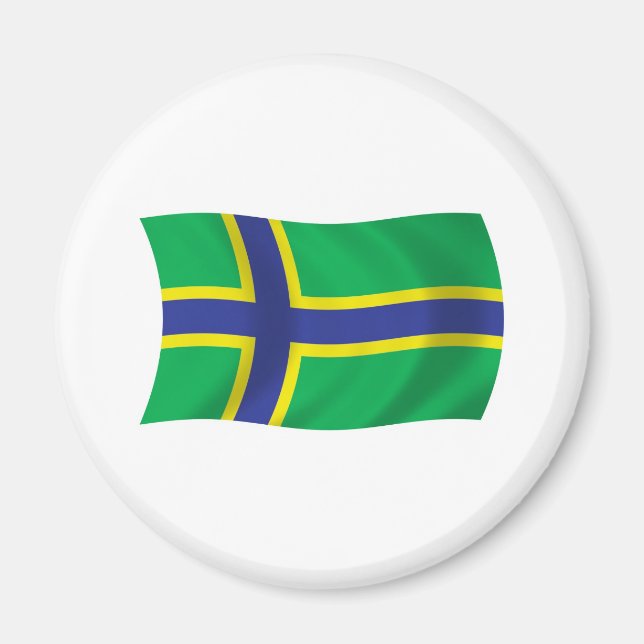 Vepsians Flag Magnet (Front)