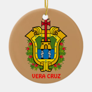 Vera Cruz, Mexico Custom Christmas Ornament
