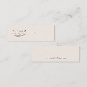 Verano Mini Earring Horizontal Business Card