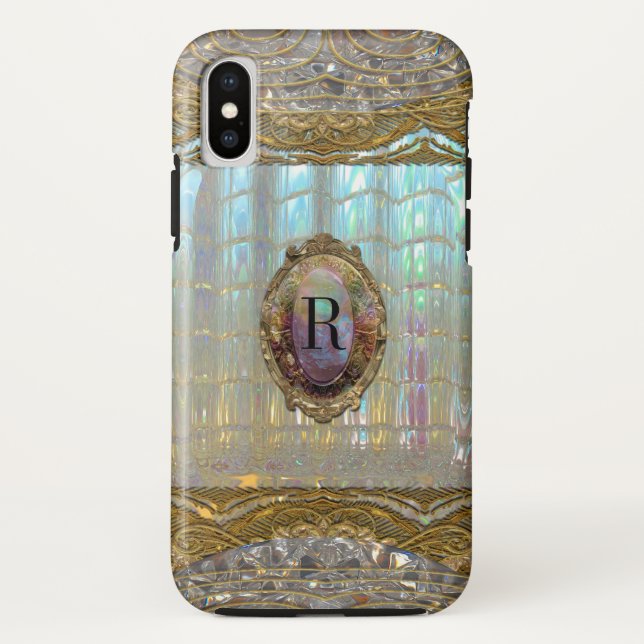 Veraspeece Baroque  Pretty Monogram Case-Mate iPhone Case (Back)