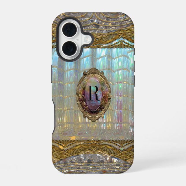 Veraspeece Sweet Baroque  Monogram  iPhone 16 Case (Back)