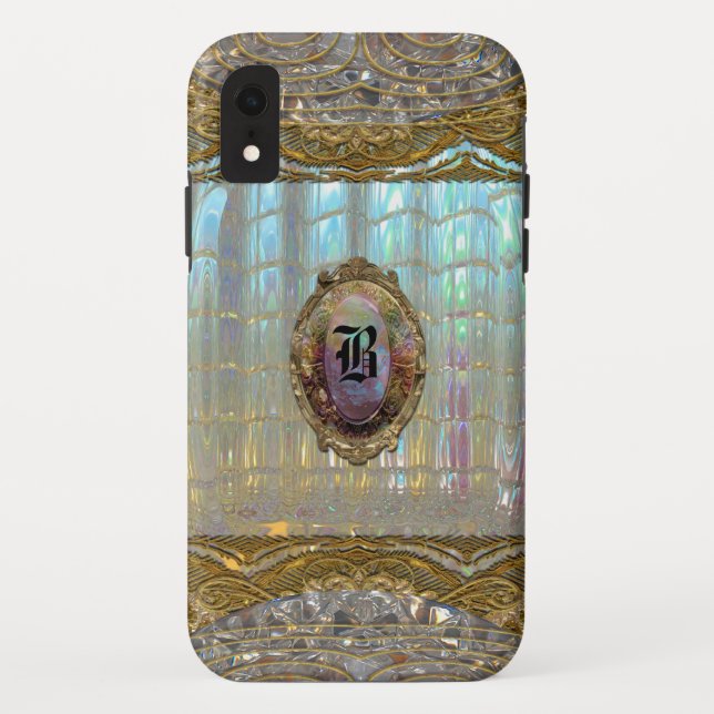 Veraspeece Sweet Baroque XR Monogram Case-Mate iPhone Case (Back)