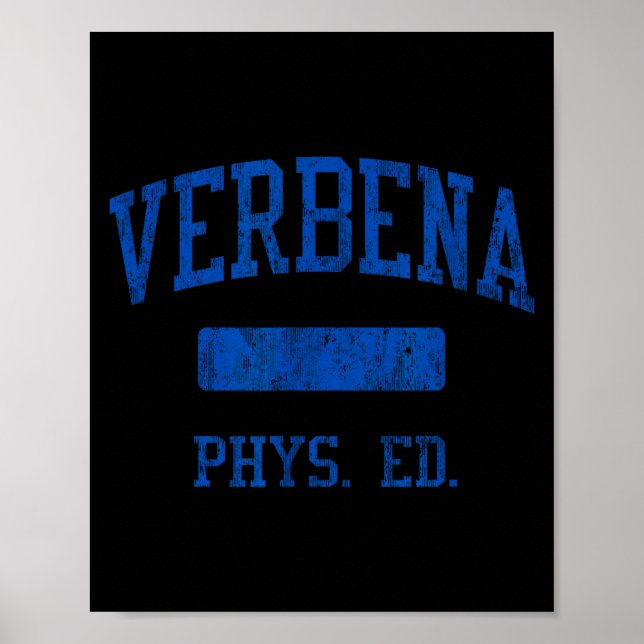 Verbena High School Hs Verbena Al Phys Ed  Poster (Front)
