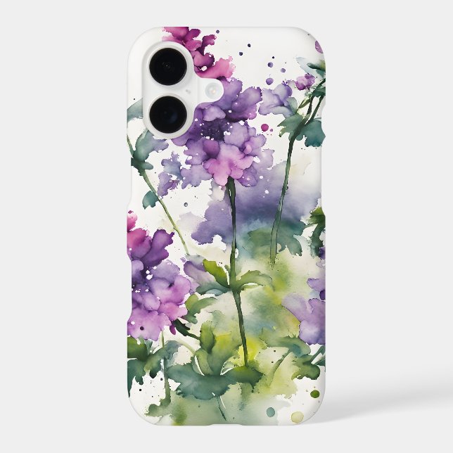Verbena - Watercolor flowers (Back)
