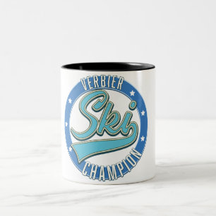 Verbier Ski Champion Two-Tone Coffee Mug